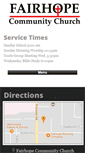 Mobile Screenshot of fairhopecommunitychurch.org